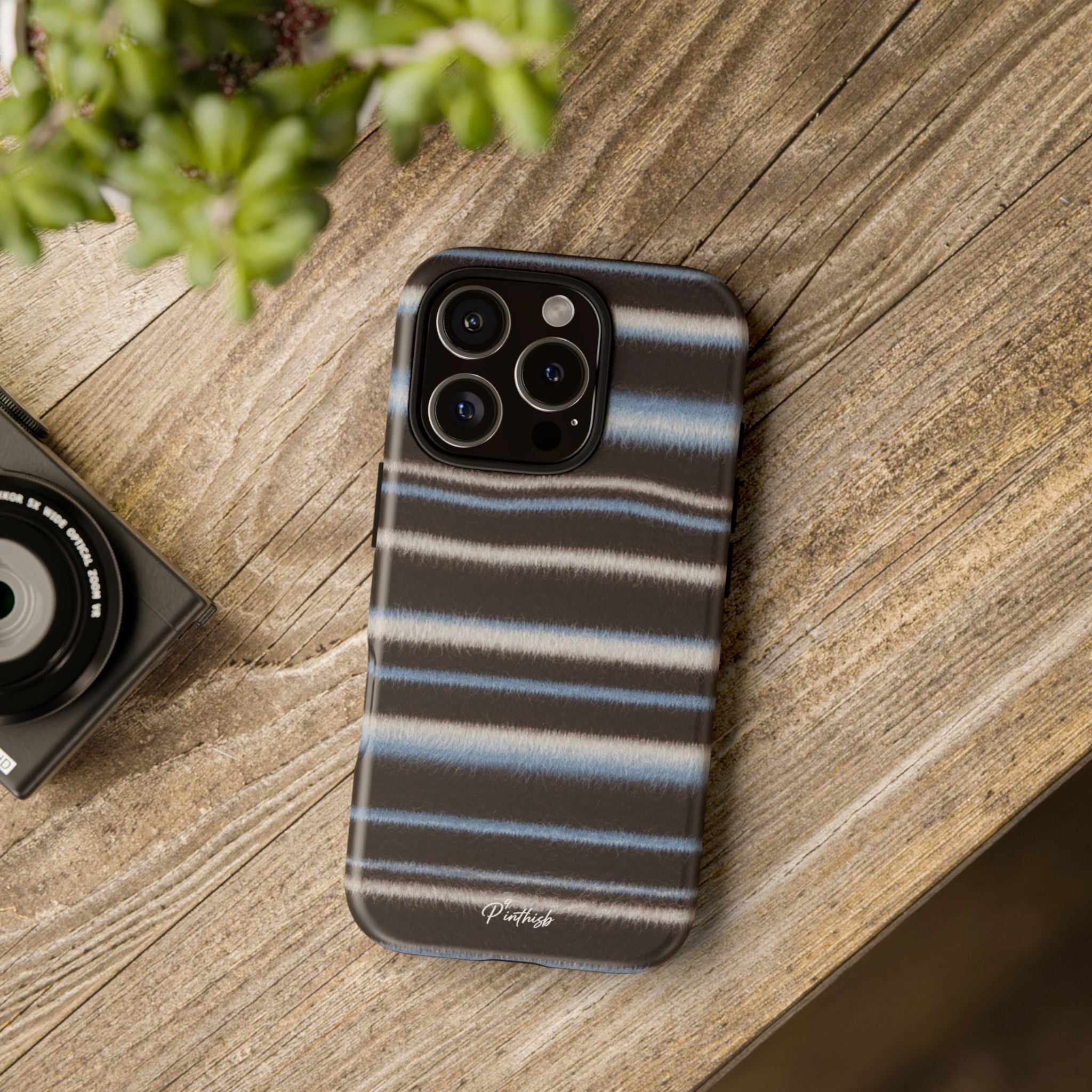 Striped Wave Tough Case