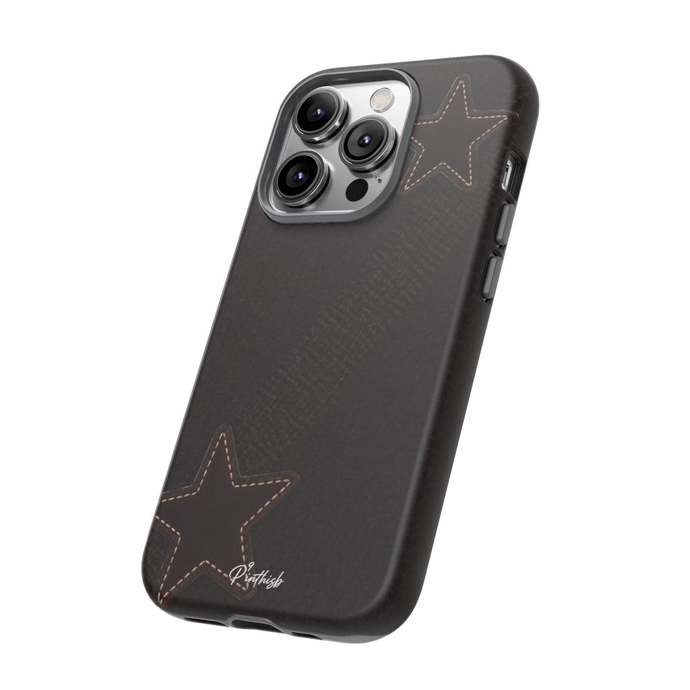 Rustic Stitched Star Phone Case