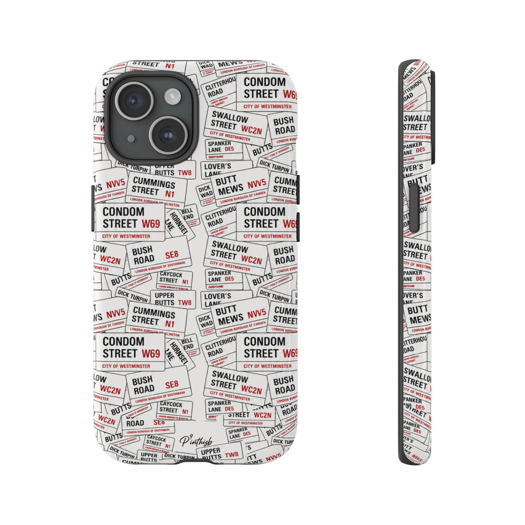Cheeky London Street Signs Phone Case