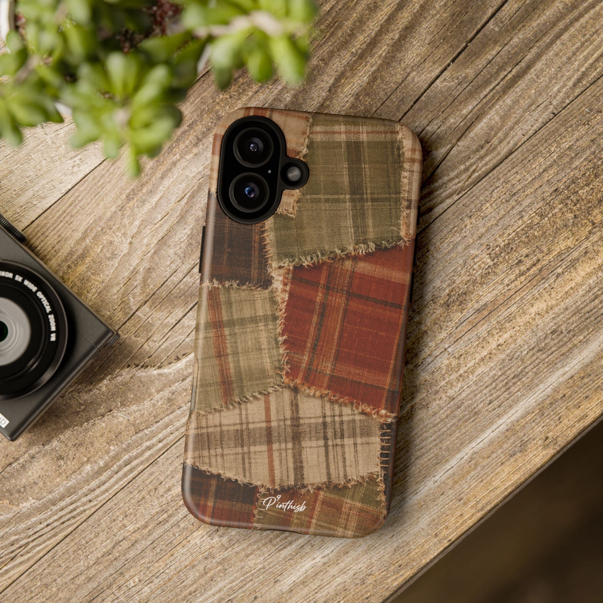 Rustic Fall Patchwork Tough Case