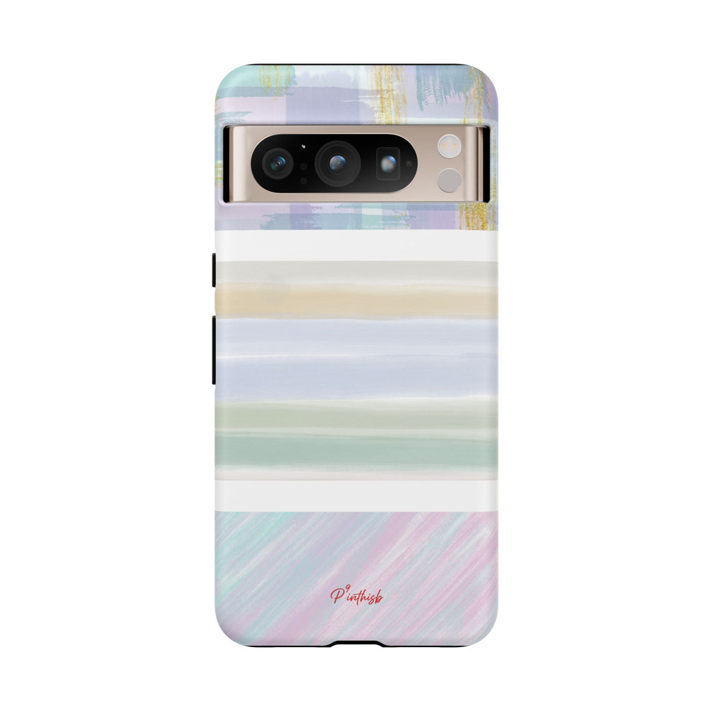 Pastel Stripe Tough Phone Case