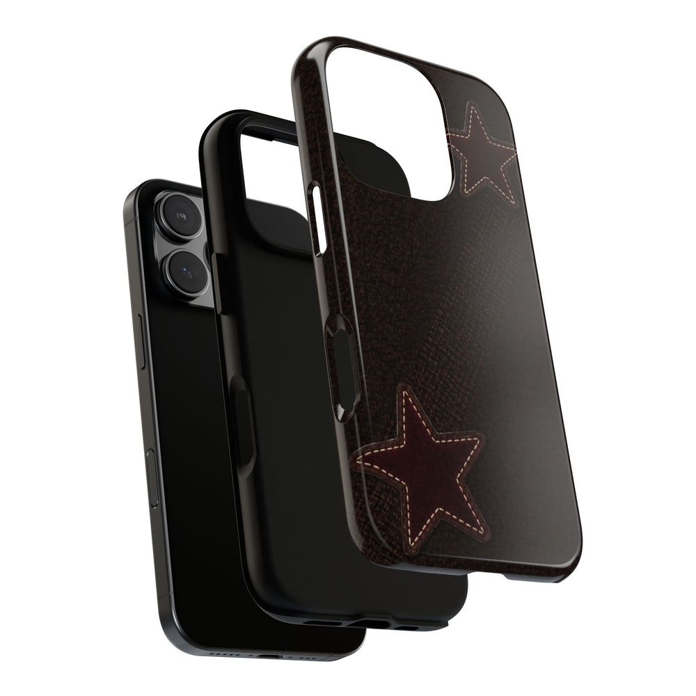 Rustic Stitched Star Phone Case
