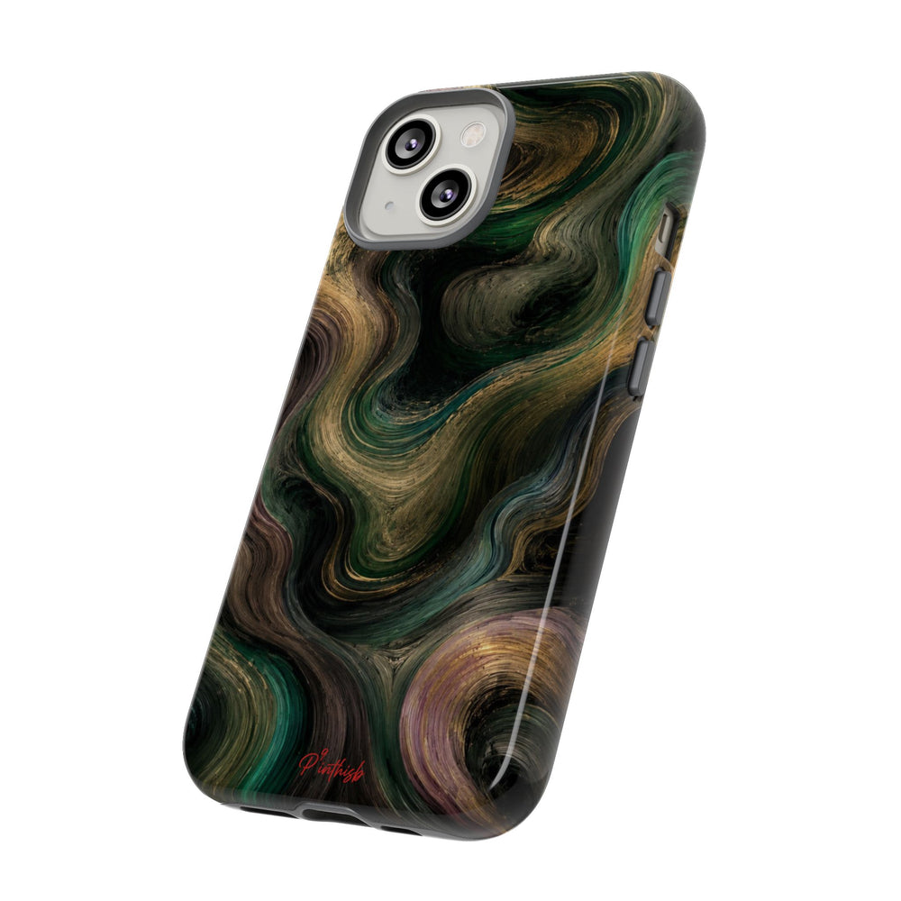 Marbled Forest Tough Phone Case