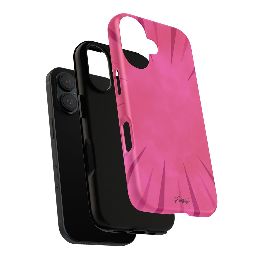 Pink Burst Tough Phone Case