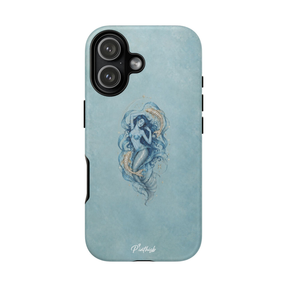 Pisces Zodiac Glitter Phone Case