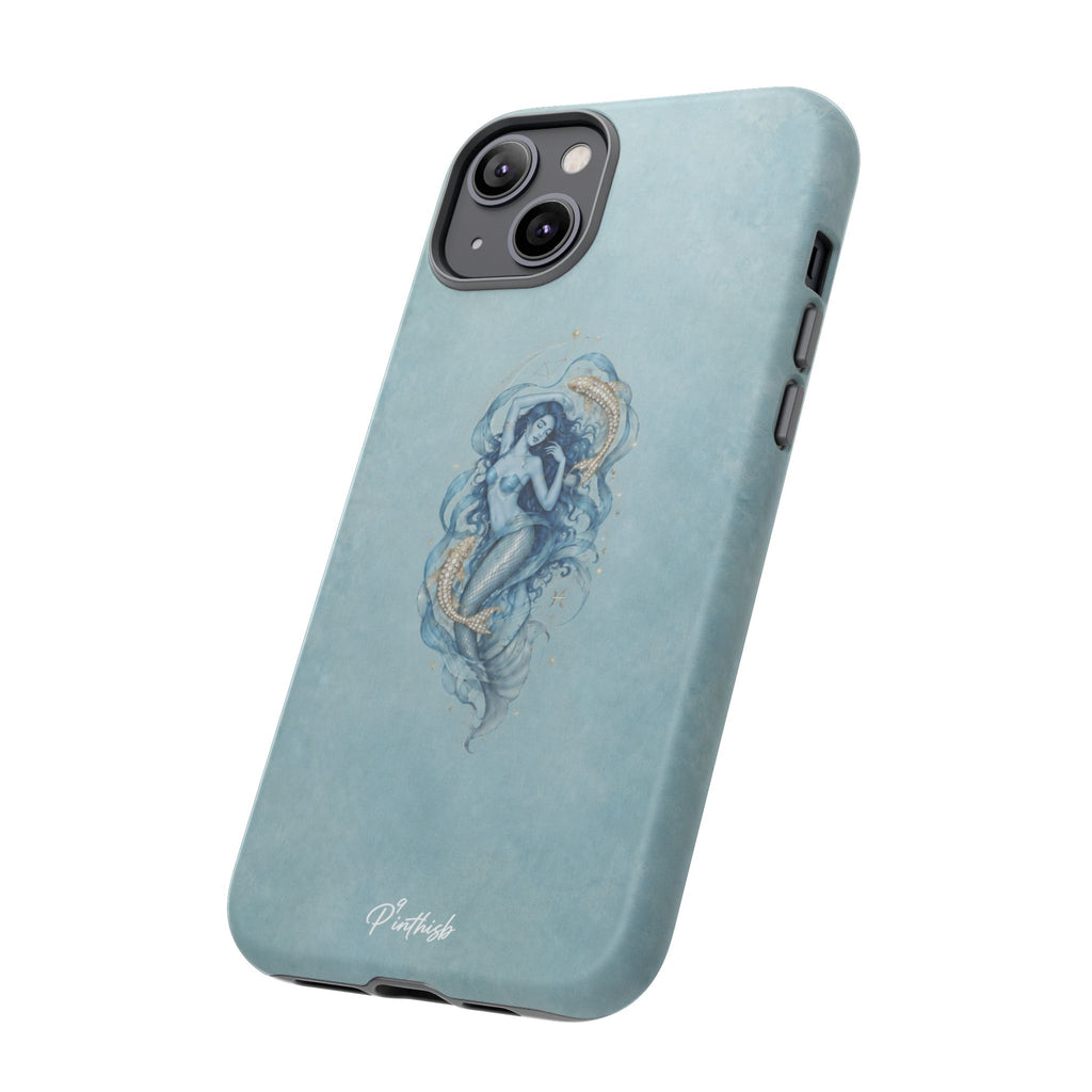 Pisces Zodiac Glitter Phone Case