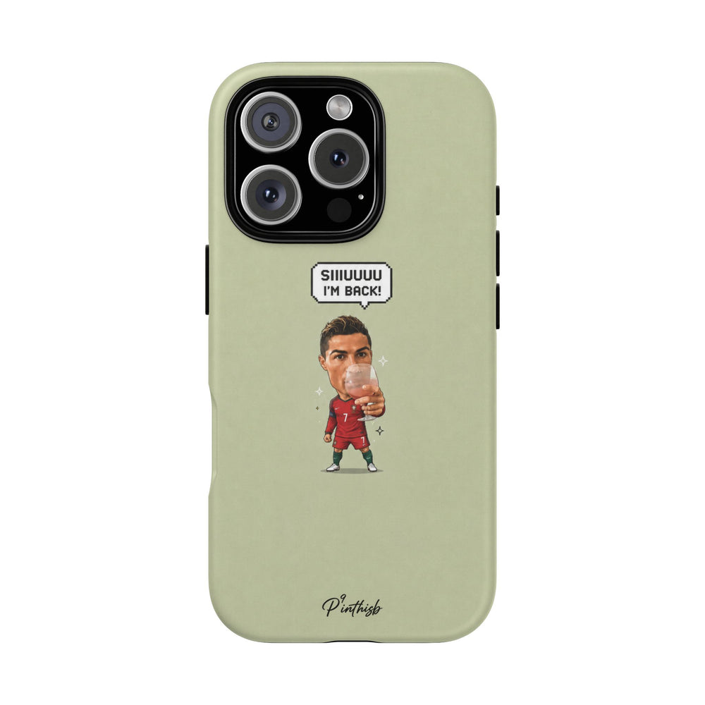 "SIIUUU, I'M BACK" CR7 Tough Phone Case
