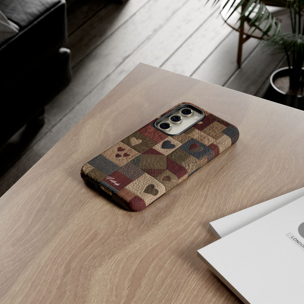 Patchwork Hearts Phone Case