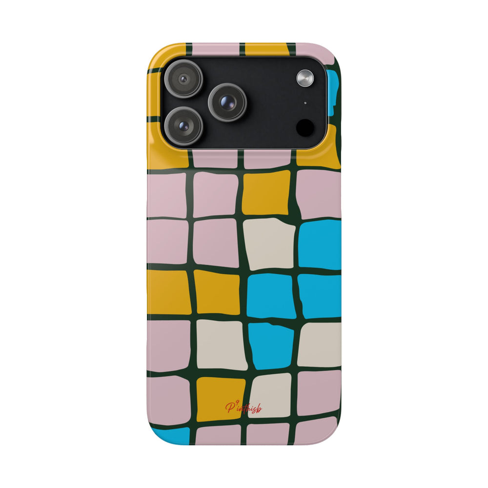 Color Grid Snap Phone Case