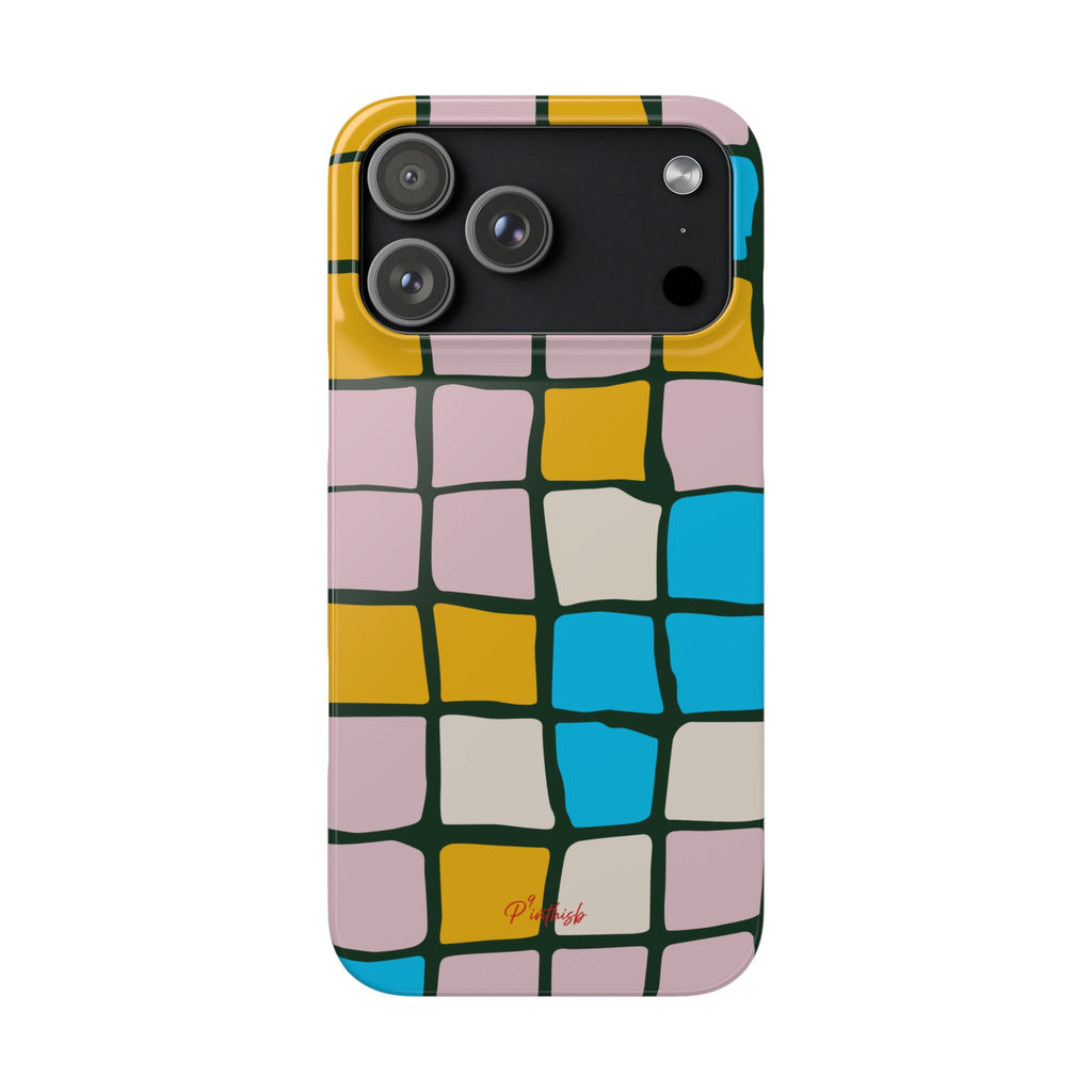 Color Grid Snap Phone Case
