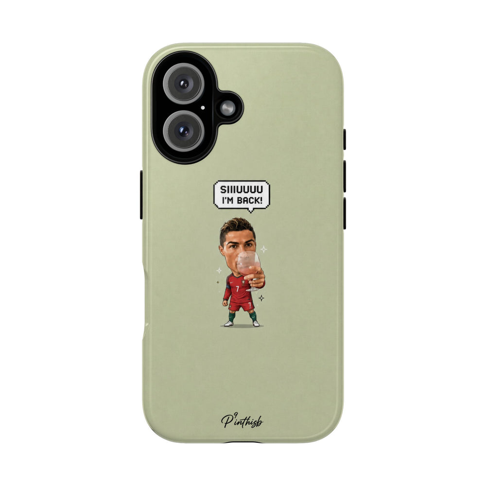 "SIIUUU, I'M BACK" CR7 Tough Phone Case