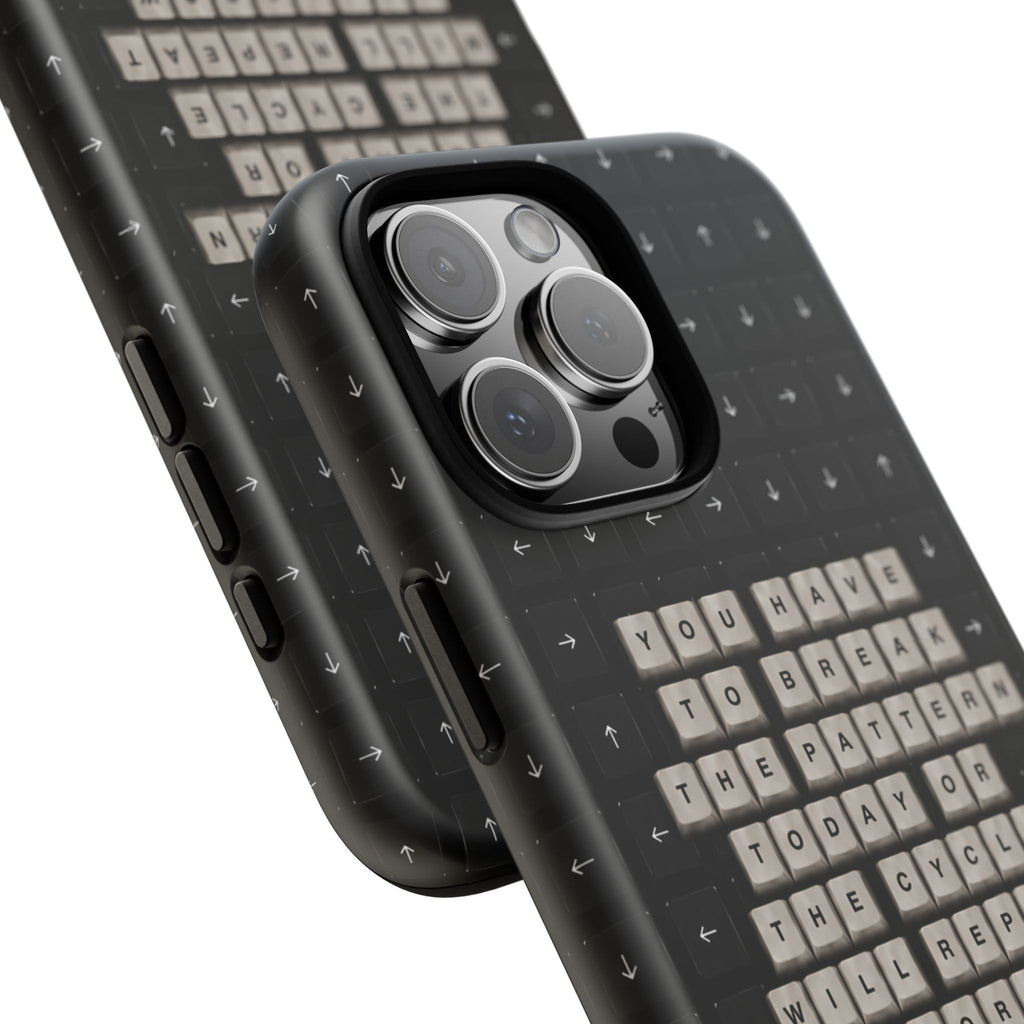 "Break the pattern" Keyboard Tough Case
