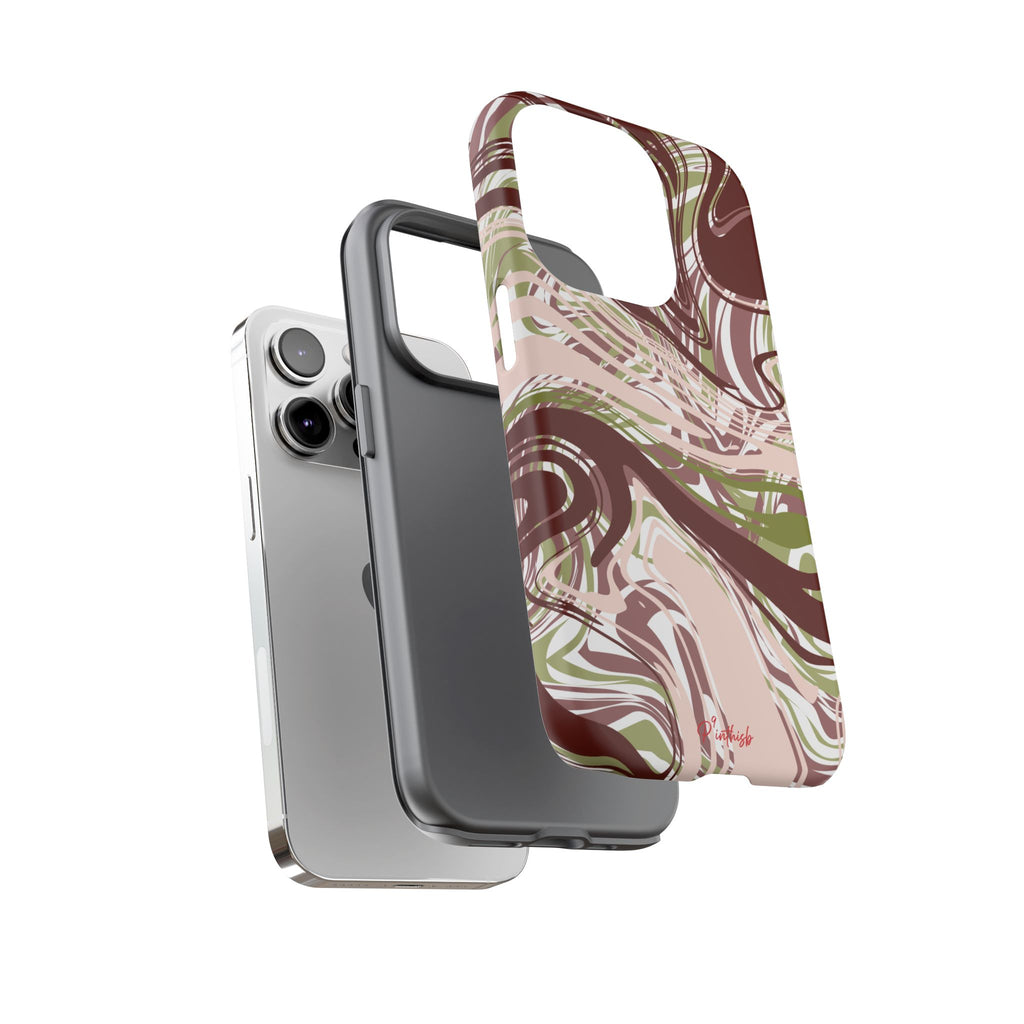 Abstract Marbled Tough Phone Case