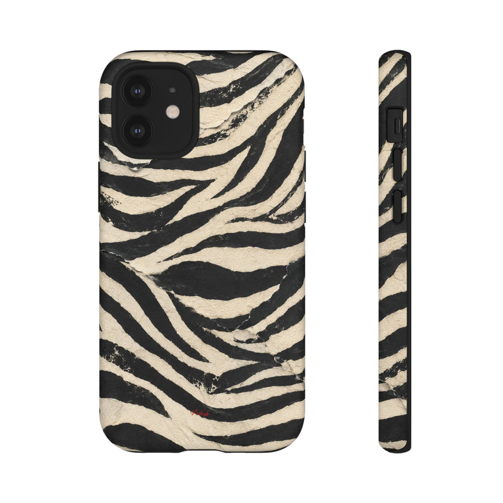 Wavy Peach & Mauve Tough Case