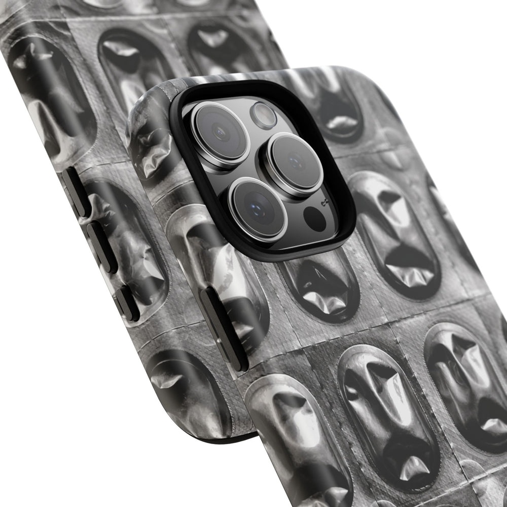 Metallic Mask Grid Tough Case