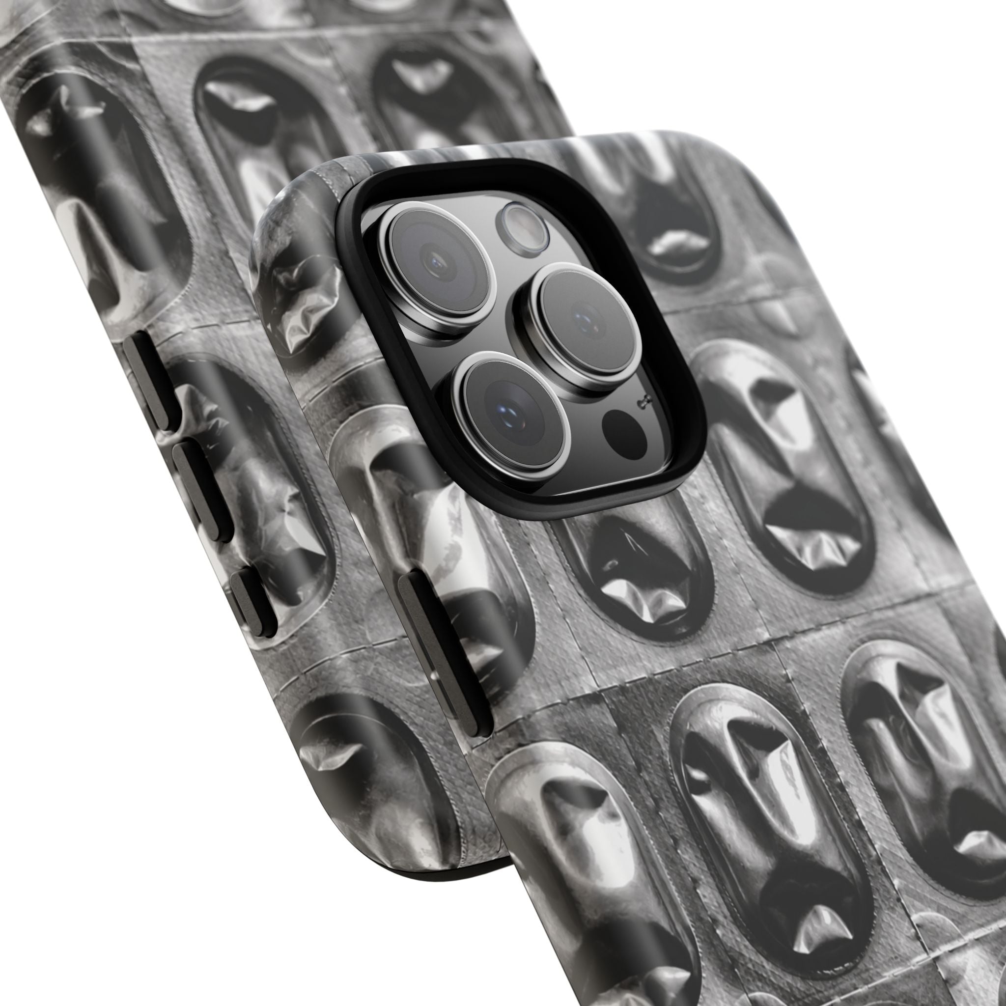 Metallic Mask Grid Tough Case