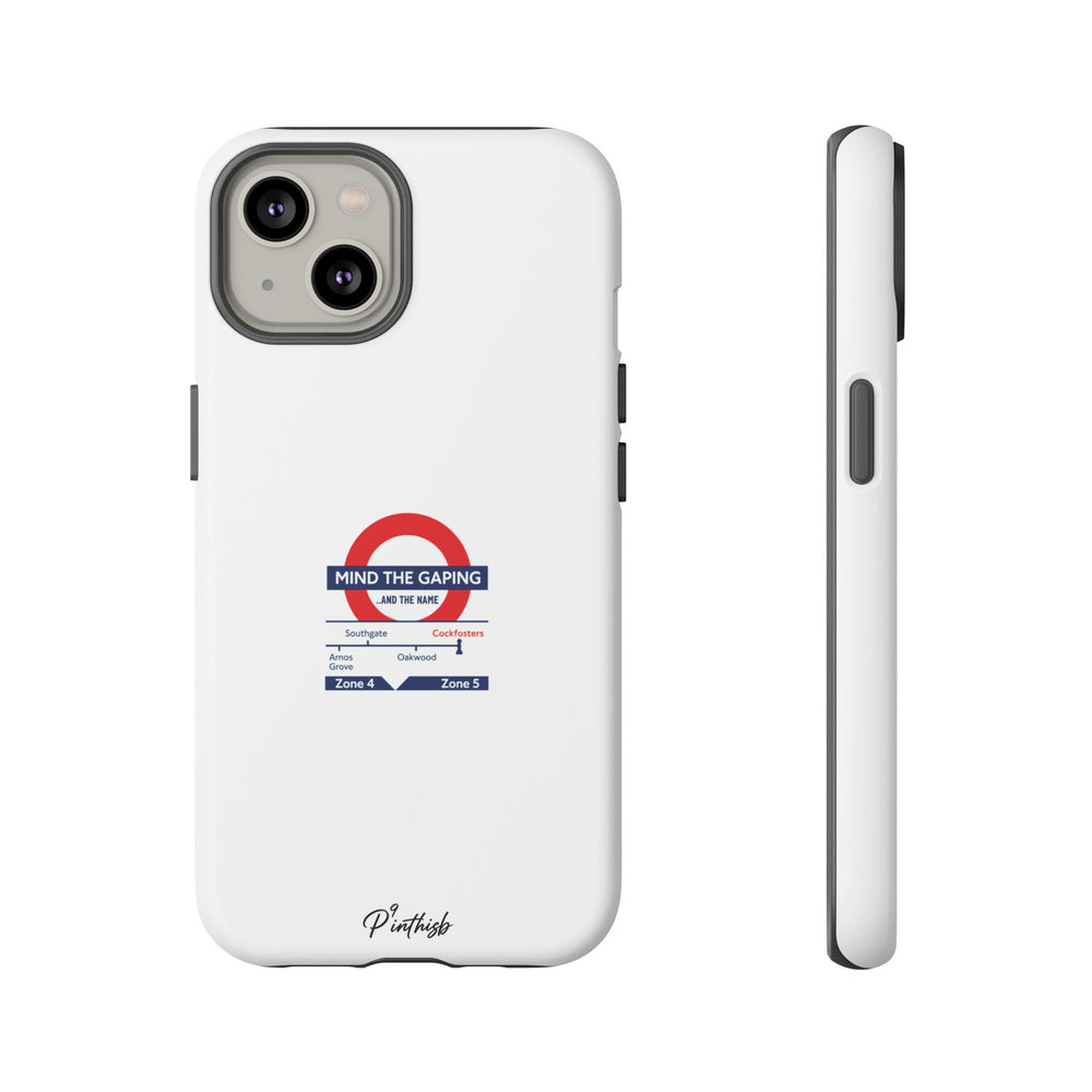 "Mind the Gaping" London Tube Parody Phone Case