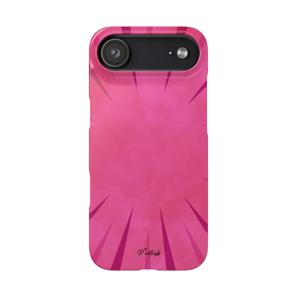 Pink Burst Snap Phone Case