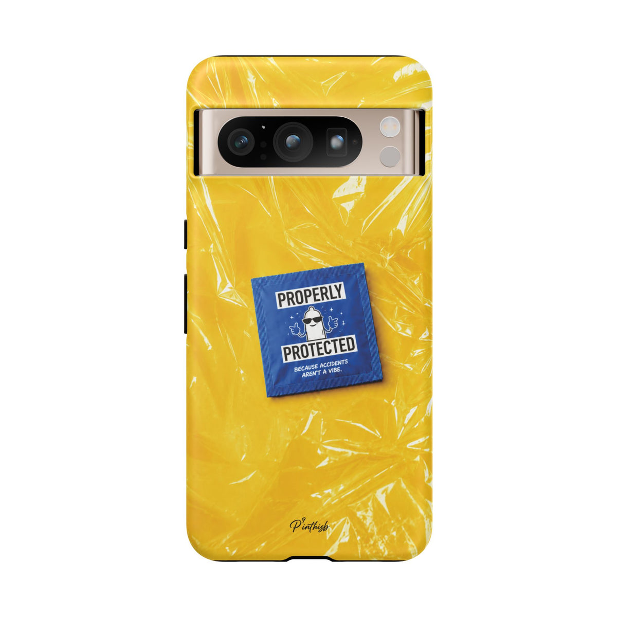 "Properly Protected" Graphic Phone Case