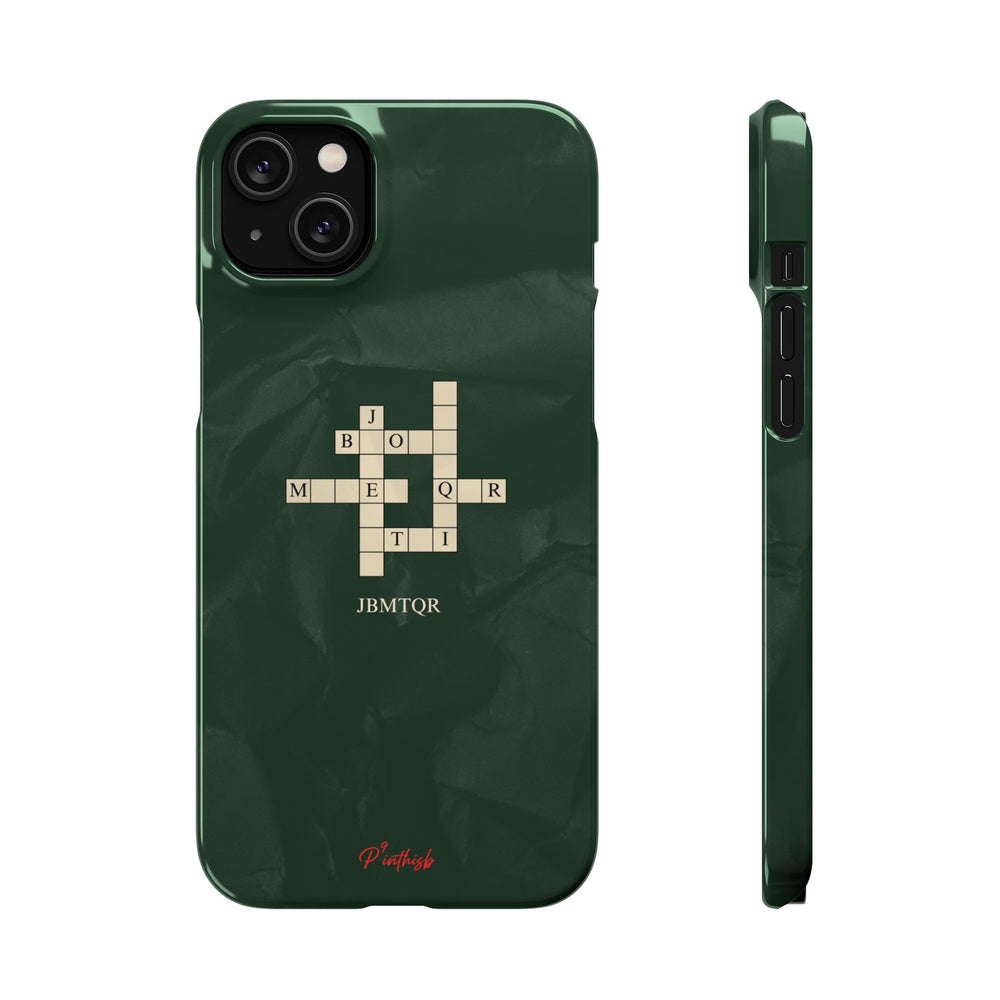 "JBMTQR crossword" Snap Phone Case