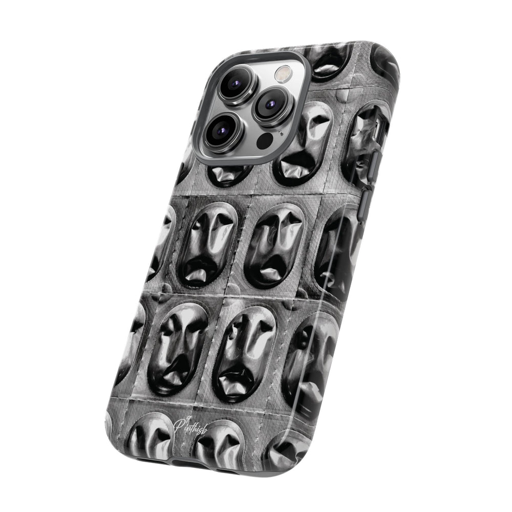 Metallic Mask Grid Tough Case