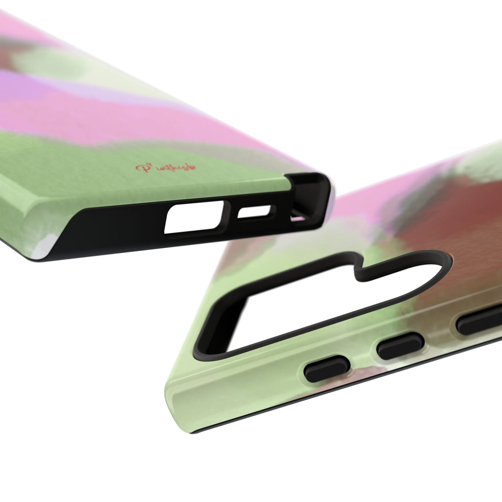 Abstract Pastel Camouflage Tough Phone Case