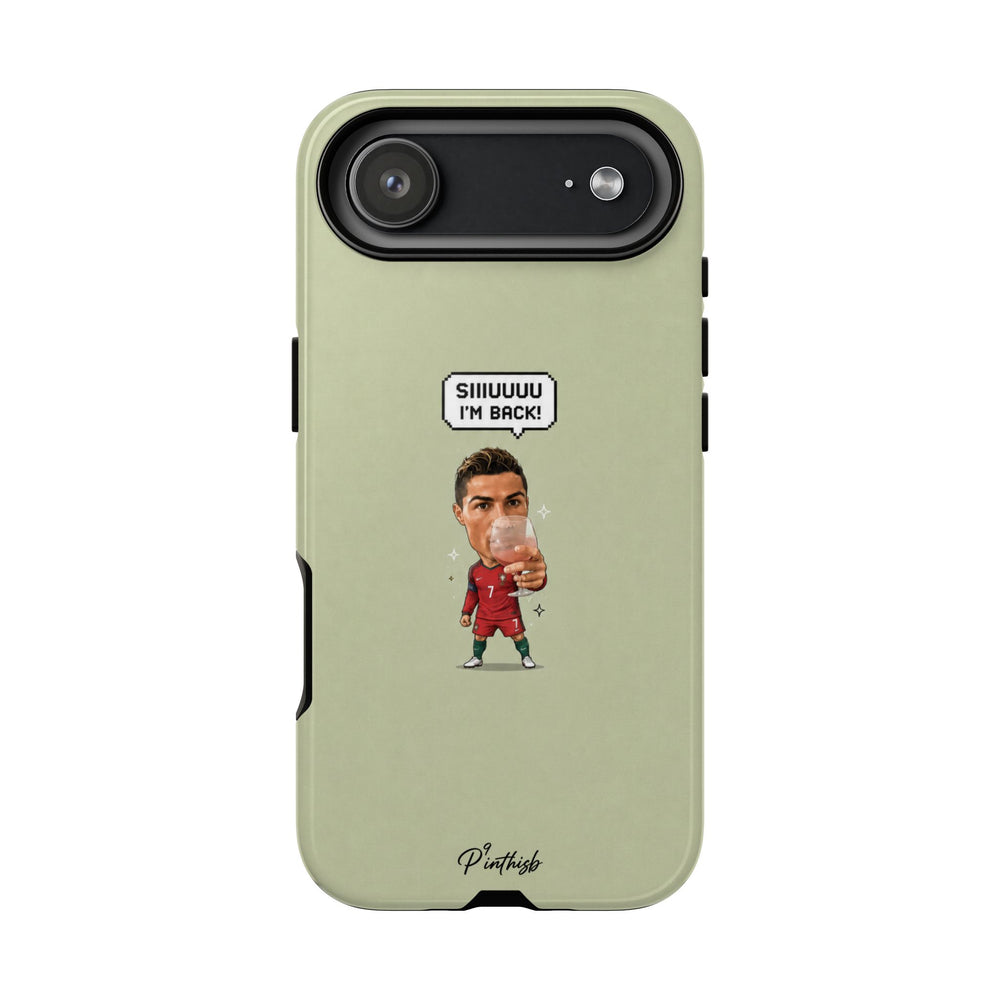 "SIIUUU, I'M BACK" CR7 Tough Phone Case