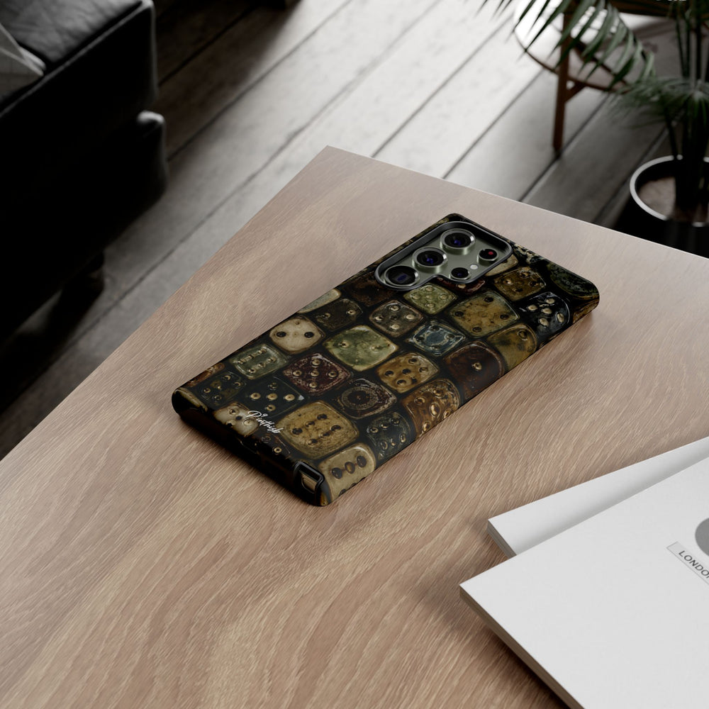 Vintage Dice Tile Phone Case