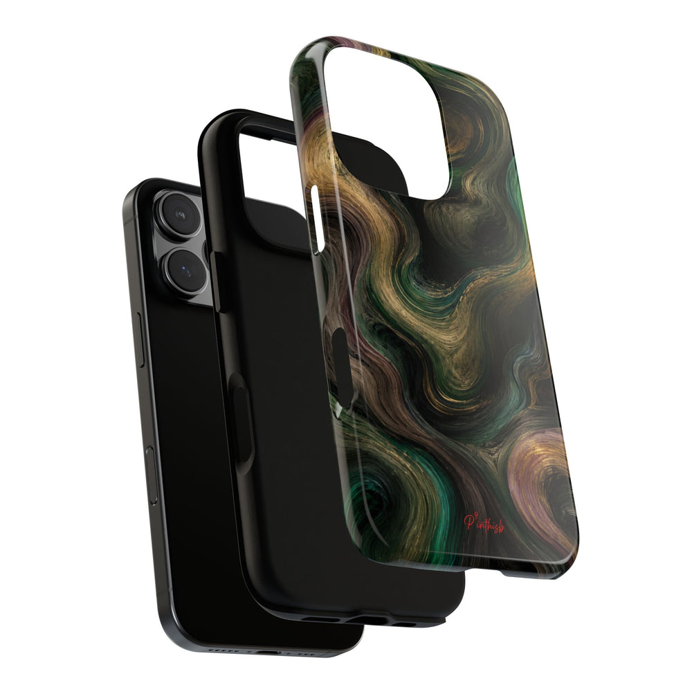 Marbled Forest Tough Phone Case